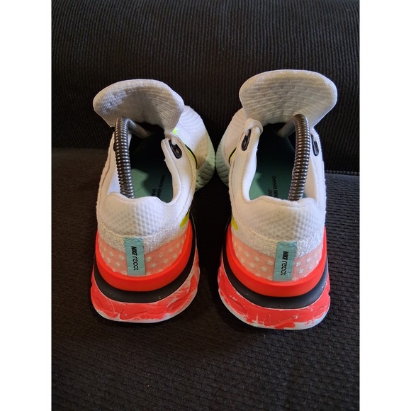 Nike Womens React Infinity Run FK 3 DX3351-100 White Running Shoes Sneakers 9 - Picture 4 of 8